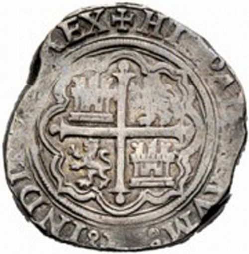 4 Reales Reverse Image minted in SPAIN in ND/O (1556-98  -  FELIPE II)  - The Coin Database