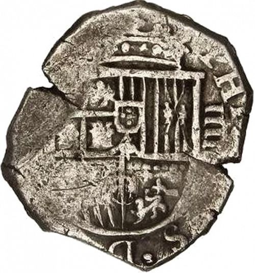 4 Reales Obverse Image minted in SPAIN in 1600D (1598-21  -  FELIPE III)  - The Coin Database
