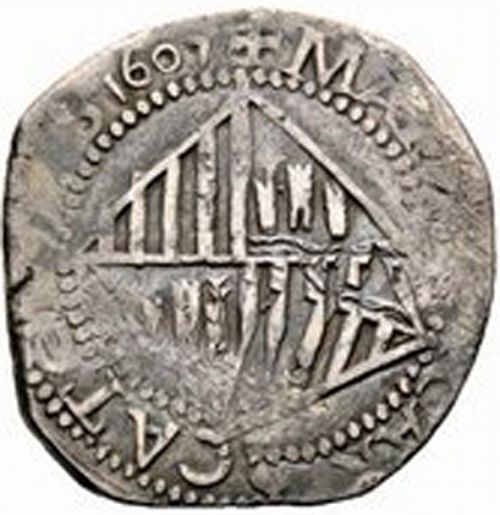 4 Reales Reverse Image minted in SPAIN in 1607 (1598-21  -  FELIPE III)  - The Coin Database