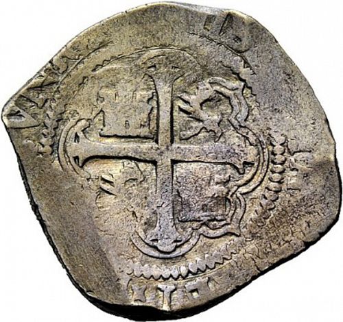 4 Reales Reverse Image minted in SPAIN in 1610F (1598-21  -  FELIPE III)  - The Coin Database