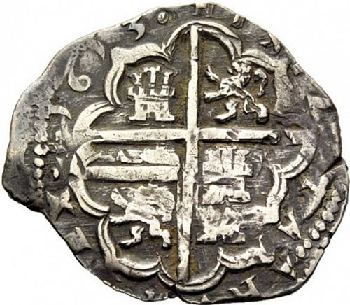 4 Reales Reverse Image minted in SPAIN in 1613V (1598-21  -  FELIPE III)  - The Coin Database