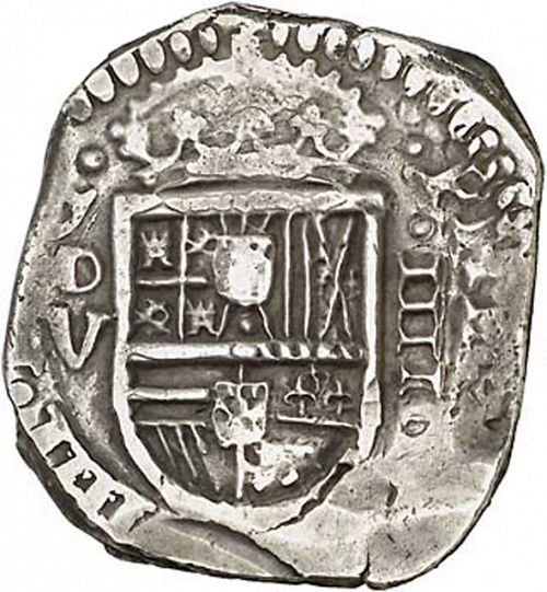 4 Reales Obverse Image minted in SPAIN in 1626V (1621-65  -  FELIPE IV)  - The Coin Database
