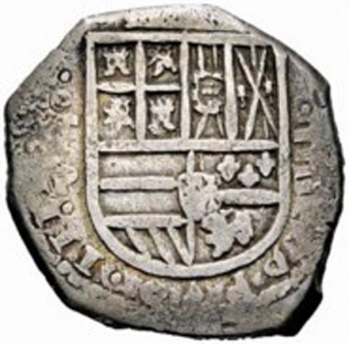 4 Reales Obverse Image minted in SPAIN in 1627P (1621-65  -  FELIPE IV)  - The Coin Database