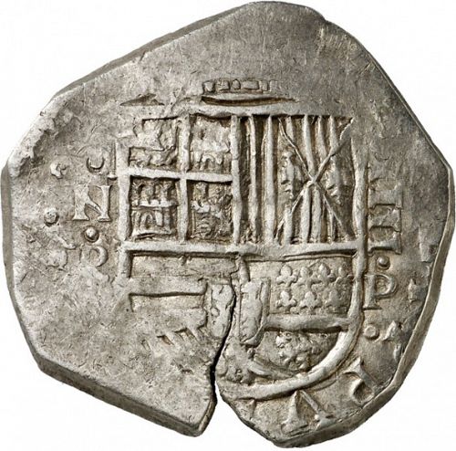 4 Reales Obverse Image minted in SPAIN in 1628P (1621-65  -  FELIPE IV)  - The Coin Database