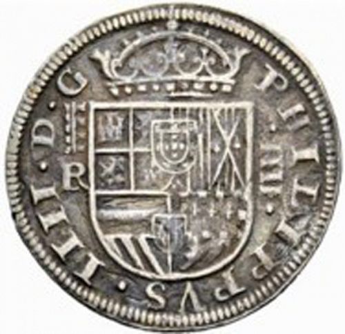 4 Reales Obverse Image minted in SPAIN in 1632R (1621-65  -  FELIPE IV)  - The Coin Database