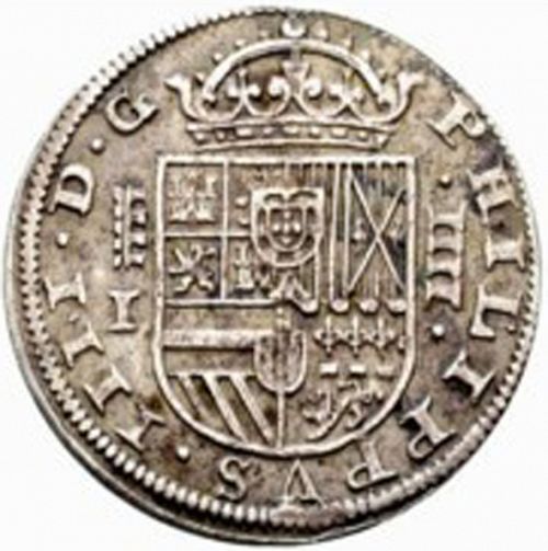 4 Reales Obverse Image minted in SPAIN in 1651I (1621-65  -  FELIPE IV)  - The Coin Database