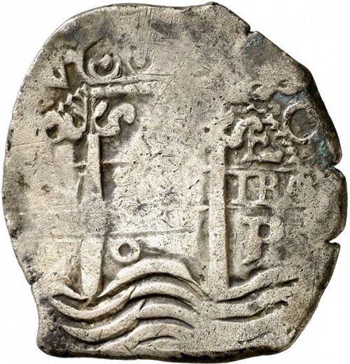 4 Reales Obverse Image minted in SPAIN in 1664E (1621-65  -  FELIPE IV)  - The Coin Database