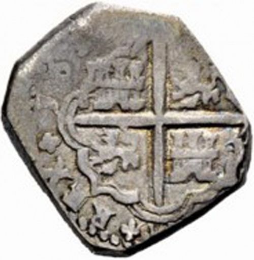 4 Reales Reverse Image minted in SPAIN in 1621P (1621-65  -  FELIPE IV)  - The Coin Database