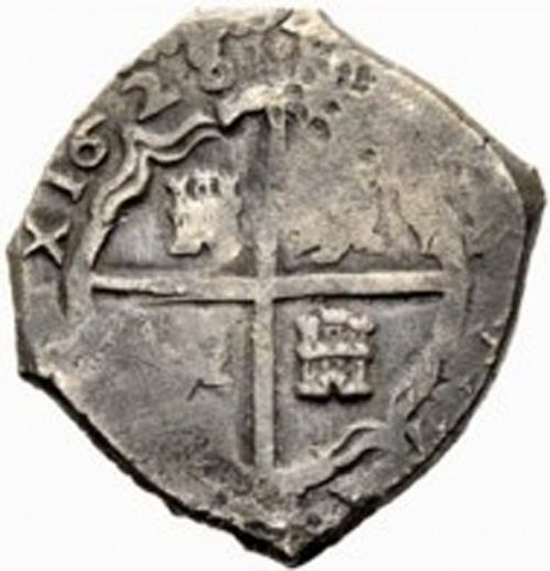 4 Reales Reverse Image minted in SPAIN in 1628P (1621-65  -  FELIPE IV)  - The Coin Database