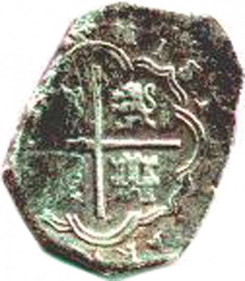 4 Reales Reverse Image minted in SPAIN in 1633E (1621-65  -  FELIPE IV)  - The Coin Database
