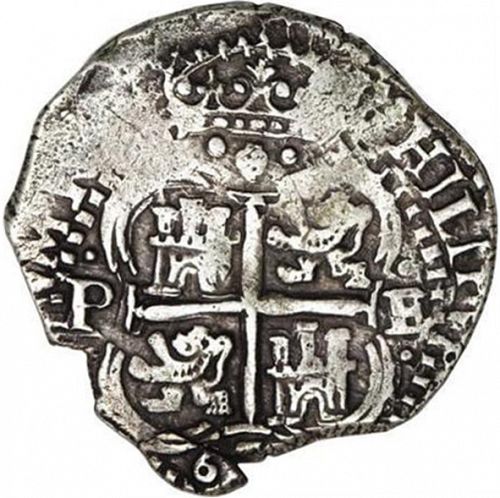 4 Reales Reverse Image minted in SPAIN in 1652E (1621-65  -  FELIPE IV)  - The Coin Database