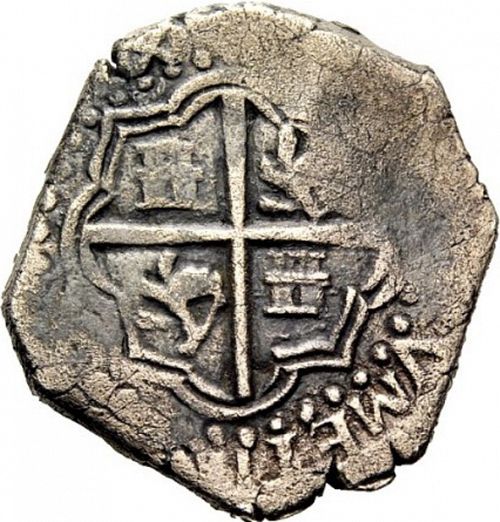 4 Reales Reverse Image minted in SPAIN in 1659V (1621-65  -  FELIPE IV)  - The Coin Database