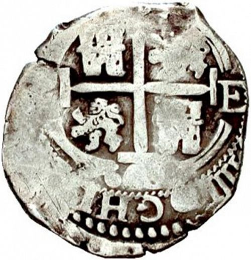4 Reales Reverse Image minted in SPAIN in 1660E (1621-65  -  FELIPE IV)  - The Coin Database