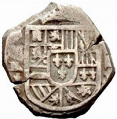4 Reales Obverse Image minted in SPAIN in 1704BR (1700-46  -  FELIPE V)  - The Coin Database