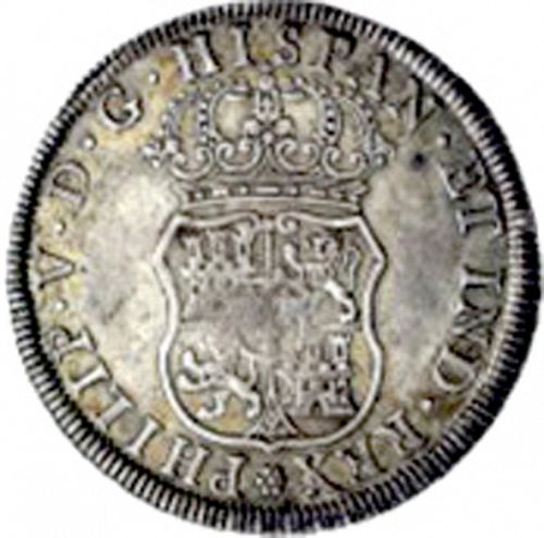 4 Reales Obverse Image minted in SPAIN in 1732 (1700-46  -  FELIPE V)  - The Coin Database