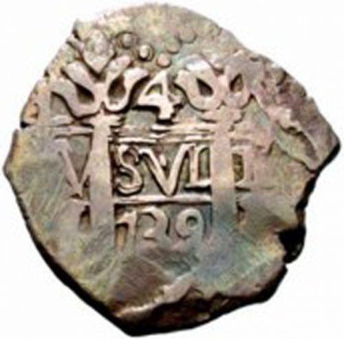 4 Reales Obverse Image minted in SPAIN in 1739V (1700-46  -  FELIPE V)  - The Coin Database