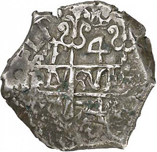 4 Reales Obverse Image minted in SPAIN in 1745Q (1700-46  -  FELIPE V)  - The Coin Database
