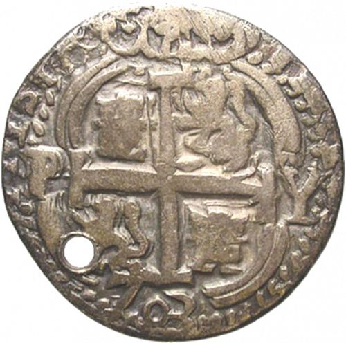 4 Reales Reverse Image minted in SPAIN in 1703Y (1700-46  -  FELIPE V)  - The Coin Database