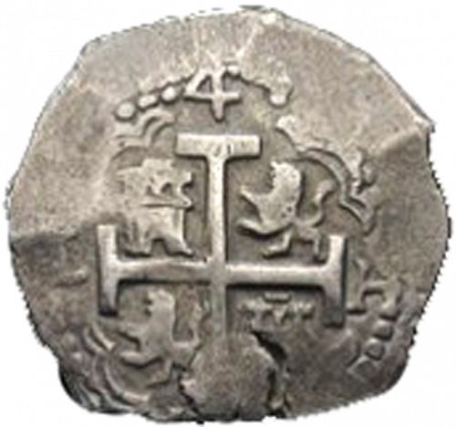 4 Reales Reverse Image minted in SPAIN in 1705H (1700-46  -  FELIPE V)  - The Coin Database