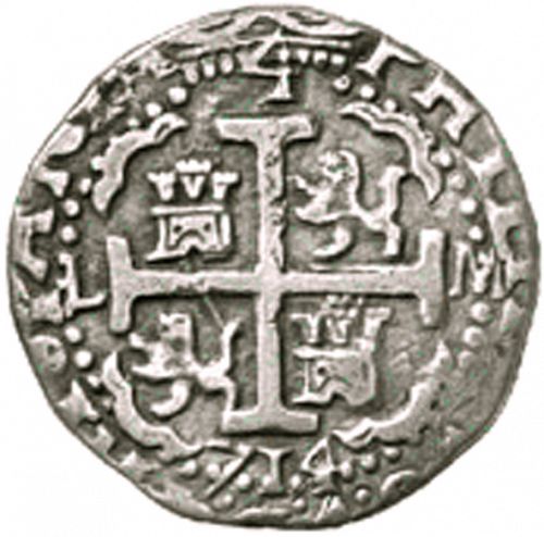 4 Reales Reverse Image minted in SPAIN in 1714M (1700-46  -  FELIPE V)  - The Coin Database