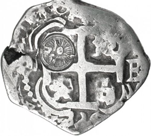 4 Reales Reverse Image minted in SPAIN in 1736E (1700-46  -  FELIPE V)  - The Coin Database