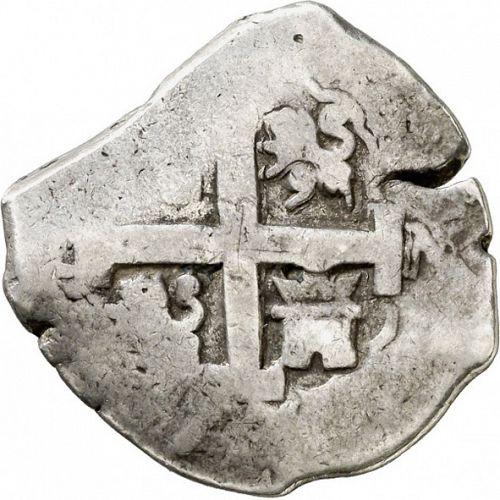 4 Reales Reverse Image minted in SPAIN in 1736N (1700-46  -  FELIPE V)  - The Coin Database