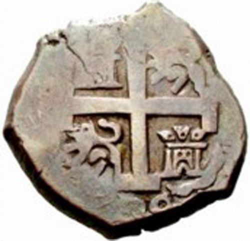 4 Reales Reverse Image minted in SPAIN in 1739V (1700-46  -  FELIPE V)  - The Coin Database