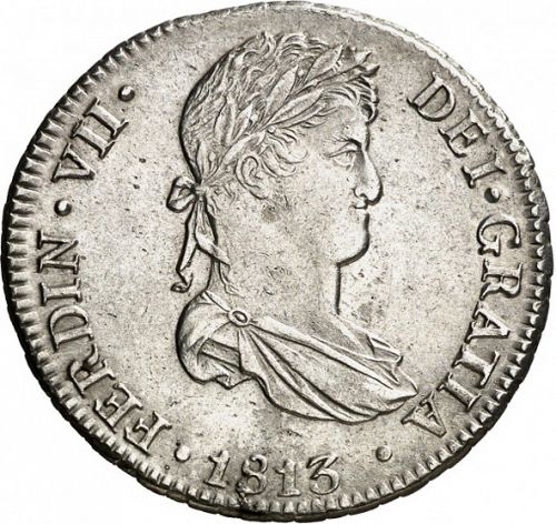 4 Reales Obverse Image minted in SPAIN in 1813JP (1808-33  -  FERNANDO VII)  - The Coin Database