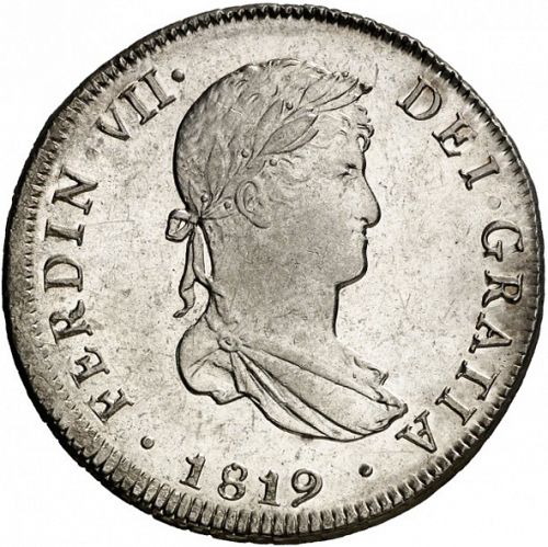 4 Reales Obverse Image minted in SPAIN in 1819JP (1808-33  -  FERNANDO VII)  - The Coin Database
