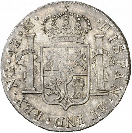 4 Reales Reverse Image minted in SPAIN in 1809M (1808-33  -  FERNANDO VII)  - The Coin Database