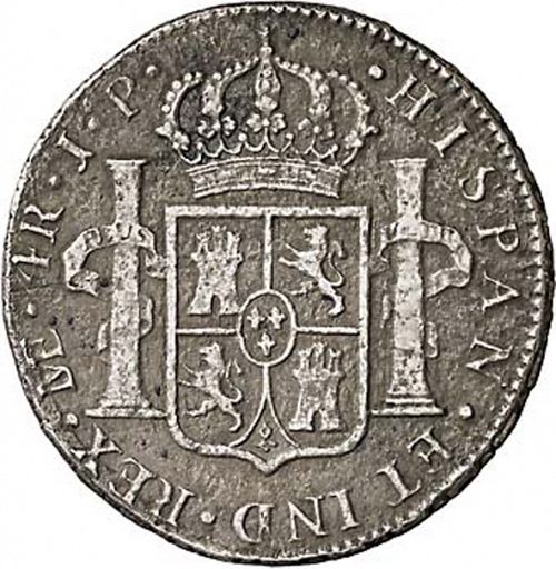 4 Reales Reverse Image minted in SPAIN in 1811JP (1808-33  -  FERNANDO VII)  - The Coin Database