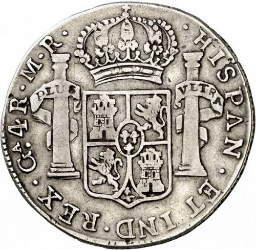 4 Reales Reverse Image minted in SPAIN in 1815MR (1808-33  -  FERNANDO VII)  - The Coin Database