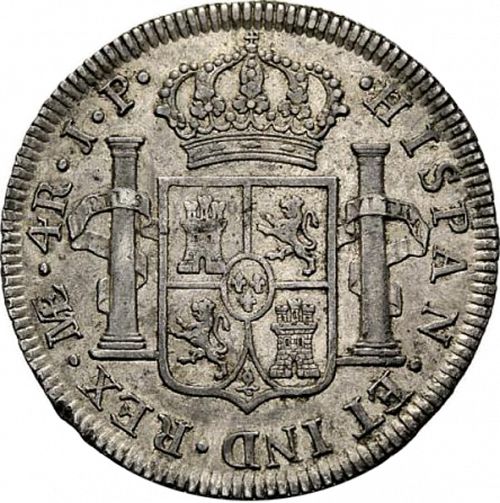 4 Reales Reverse Image minted in SPAIN in 1817JP (1808-33  -  FERNANDO VII)  - The Coin Database