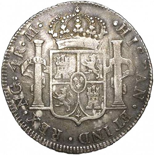 4 Reales Reverse Image minted in SPAIN in 1817M (1808-33  -  FERNANDO VII)  - The Coin Database