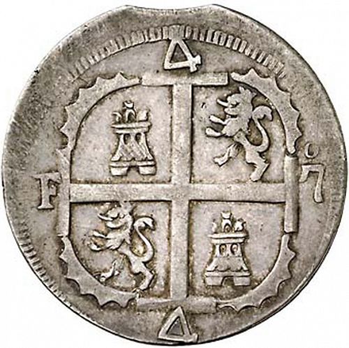 4 Reales Reverse Image minted in SPAIN in 1819BS (1810-22  -  FERNANDO VII - Independence War)  - The Coin Database