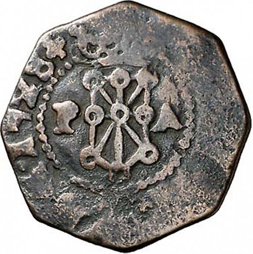 4 Cornados Reverse Image minted in SPAIN in 1728 (1700-46  -  FELIPE V - Local Coinage)  - The Coin Database