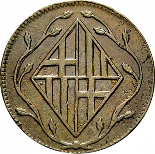 4 Cuartos Obverse Image minted in SPAIN in 1810 (1808-13  -  JOSE NAPOLEON - Barcelona)  - The Coin Database
