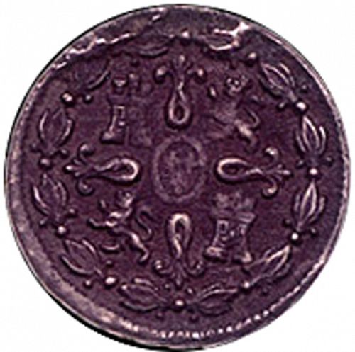 4 Maravedies Reverse Image minted in SPAIN in 1795 (1788-08  -  CARLOS IV)  - The Coin Database