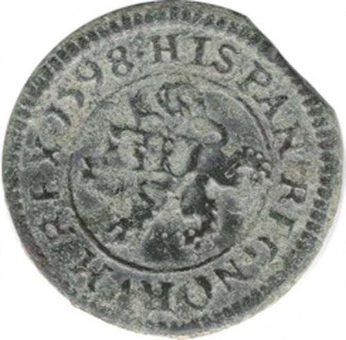 4 Maravedies Obverse Image minted in SPAIN in 1603 (1598-21  -  FELIPE III)  - The Coin Database