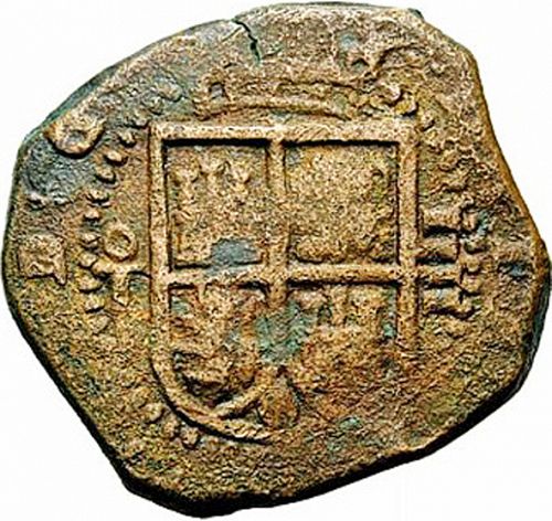 4 Maravedies Obverse Image minted in SPAIN in 1618 (1598-21  -  FELIPE III)  - The Coin Database