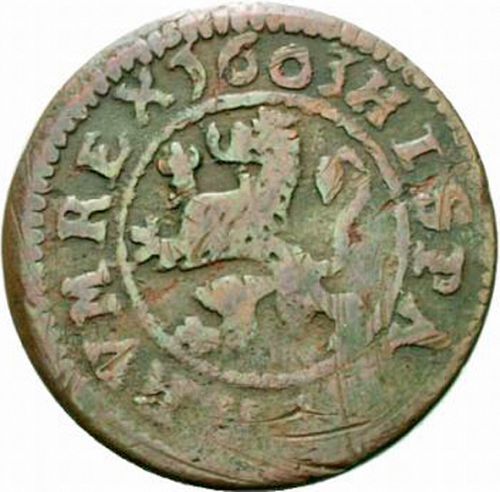 4 Maravedies Reverse Image minted in SPAIN in 1603 (1598-21  -  FELIPE III)  - The Coin Database