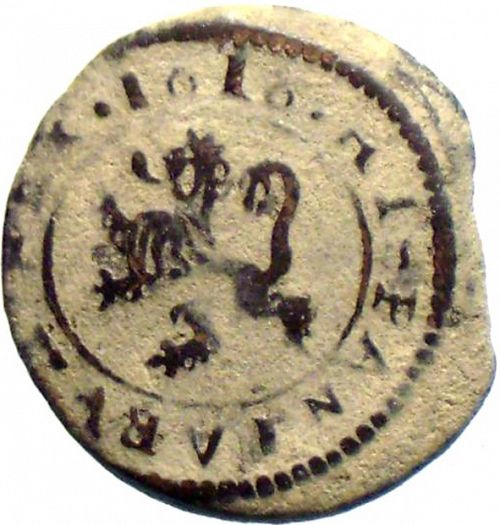 4 Maravedies Reverse Image minted in SPAIN in 1616 (1598-21  -  FELIPE III)  - The Coin Database