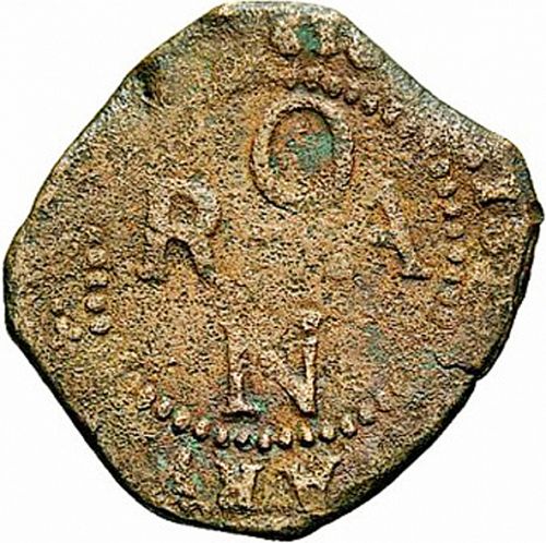 4 Maravedies Reverse Image minted in SPAIN in 1618 (1598-21  -  FELIPE III)  - The Coin Database