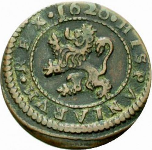 4 Maravedies Reverse Image minted in SPAIN in 1620 (1598-21  -  FELIPE III)  - The Coin Database