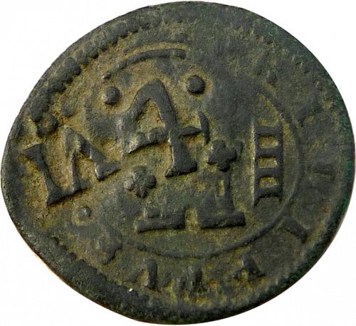 4 Maravedies Obverse Image minted in SPAIN in 1652 (1621-65  -  FELIPE IV)  - The Coin Database