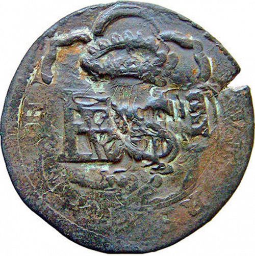 4 Maravedies Obverse Image minted in SPAIN in 1658 (1621-65  -  FELIPE IV)  - The Coin Database