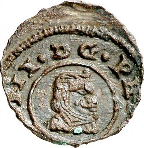 4 Maravedies Obverse Image minted in SPAIN in 1662N (1621-65  -  FELIPE IV)  - The Coin Database