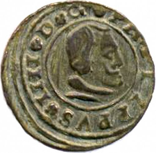 4 Maravedies Obverse Image minted in SPAIN in 1663CA (1621-65  -  FELIPE IV)  - The Coin Database