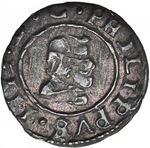 4 Maravedies Obverse Image minted in SPAIN in 1664S (1621-65  -  FELIPE IV)  - The Coin Database