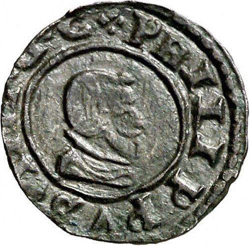 4 Maravedies Obverse Image minted in SPAIN in 1664Y (1621-65  -  FELIPE IV)  - The Coin Database